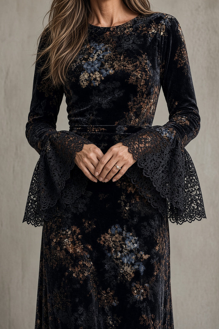 Luna | Velvet Dress