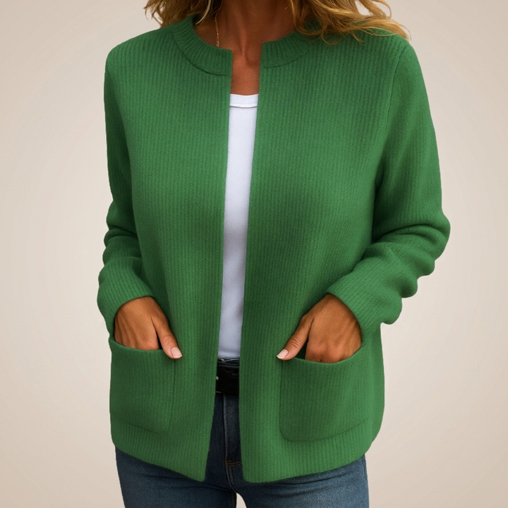 Veda | Warm Knit Zip Cardigan
