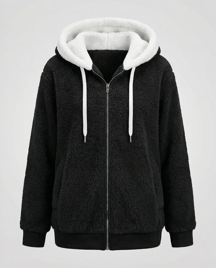 Iolanthe | Oversized Hooded Fleece Jacket for Women