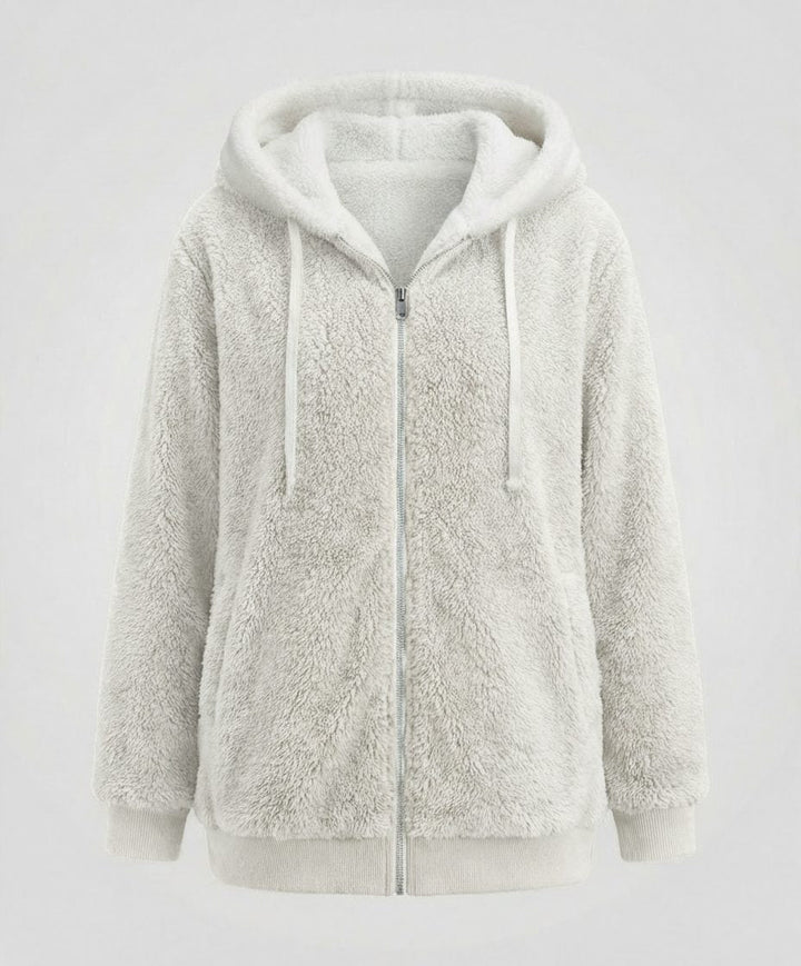 Iolanthe | Oversized Hooded Fleece Jacket for Women