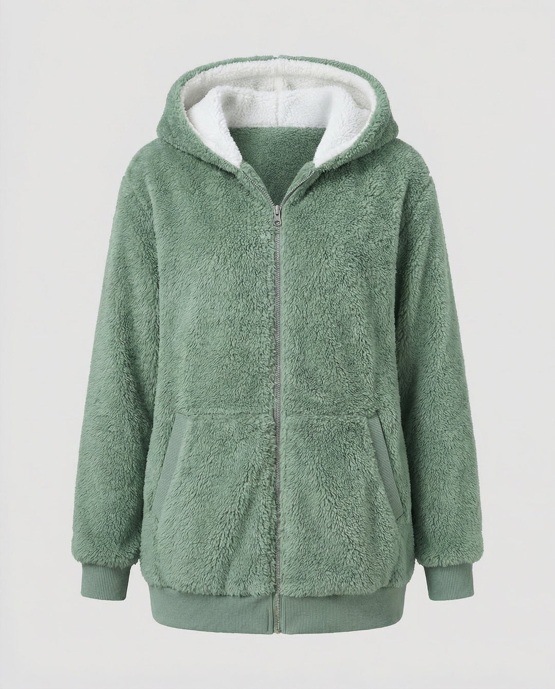 Iolanthe | Oversized Hooded Fleece Jacket for Women
