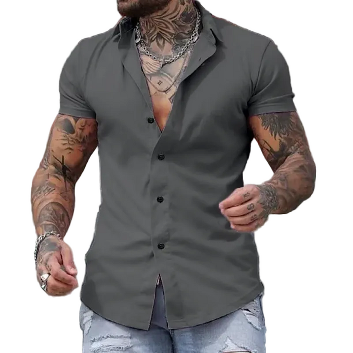 Men’s Short Sleeve Button Down Shirt