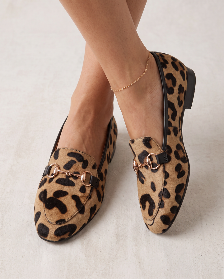 Serena | Loafer, Leopard with Bit