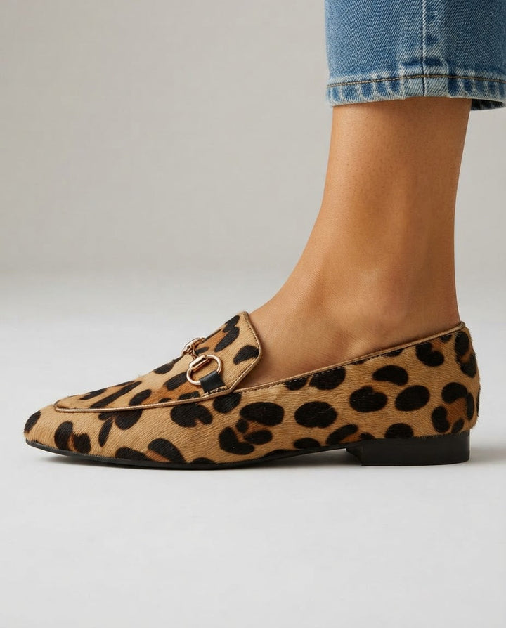 Serena | Loafer, Leopard with Bit