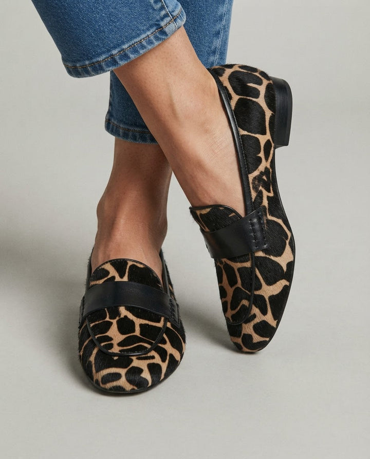 Giulia | Moccasin, Apricot Giraffe