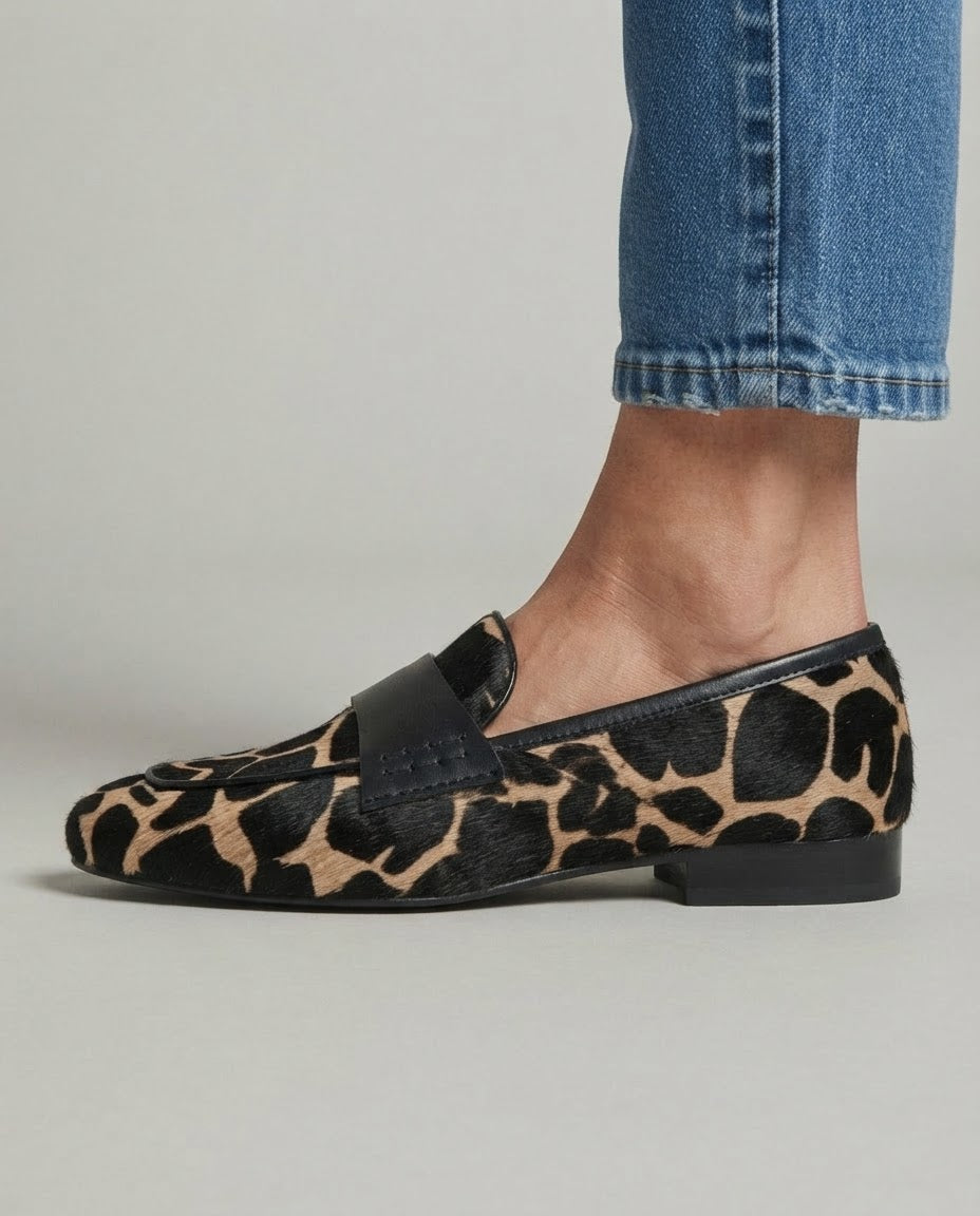 Giulia | Moccasin, Apricot Giraffe