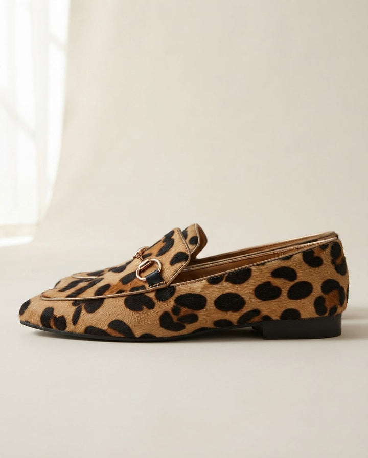 Serena | Loafer, Leopard with Bit