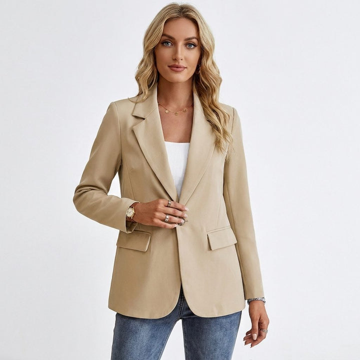 Oriane | Single-Breasted Tailored Blazer with Notch Lapel for Women