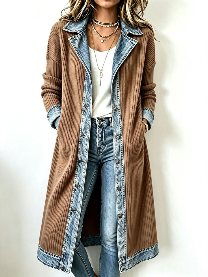 Camryn | Ribbed Knit Long Cardigan