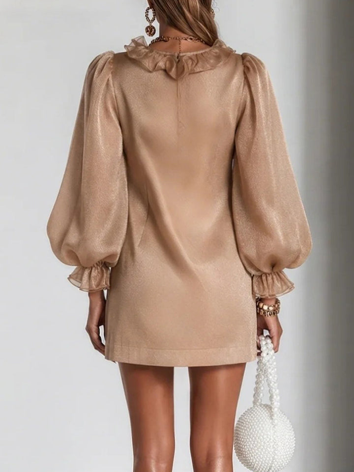 Emmeline | Elegant Ruffle Detail Mini Dress