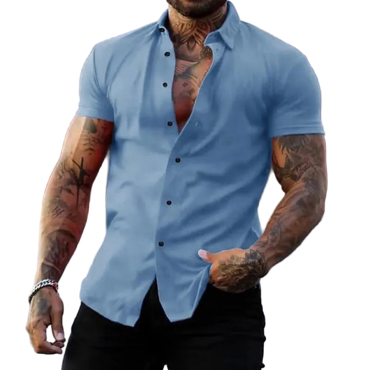 Men’s Short Sleeve Button Down Shirt
