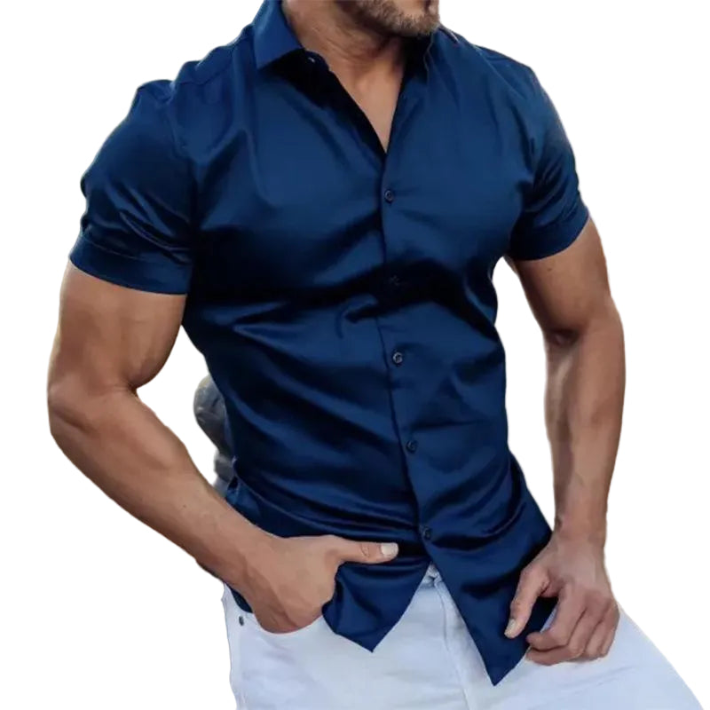 Men’s Short Sleeve Button Down Shirt