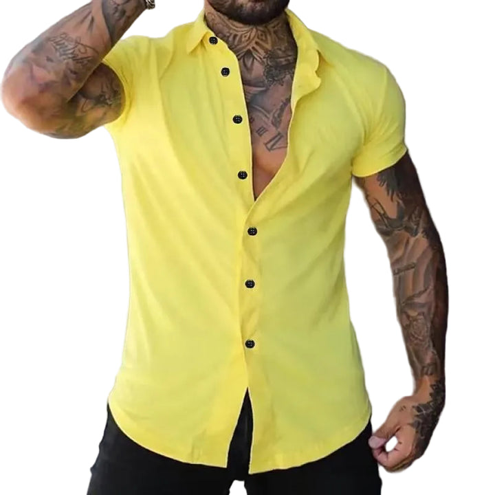 Men’s Short Sleeve Button Down Shirt