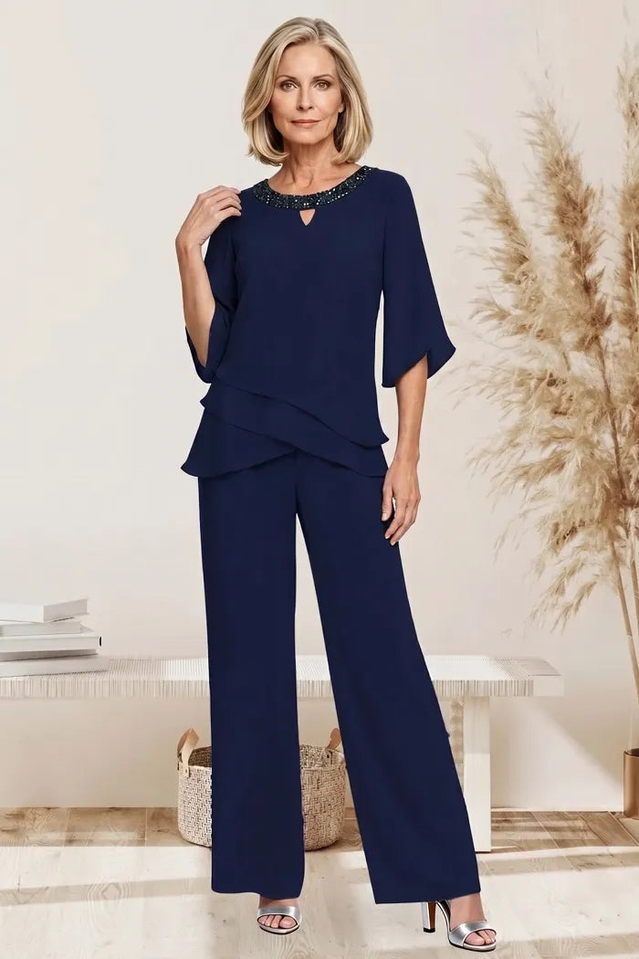 Harriet | Sophisticated Loose-Fit Formal Pant Set