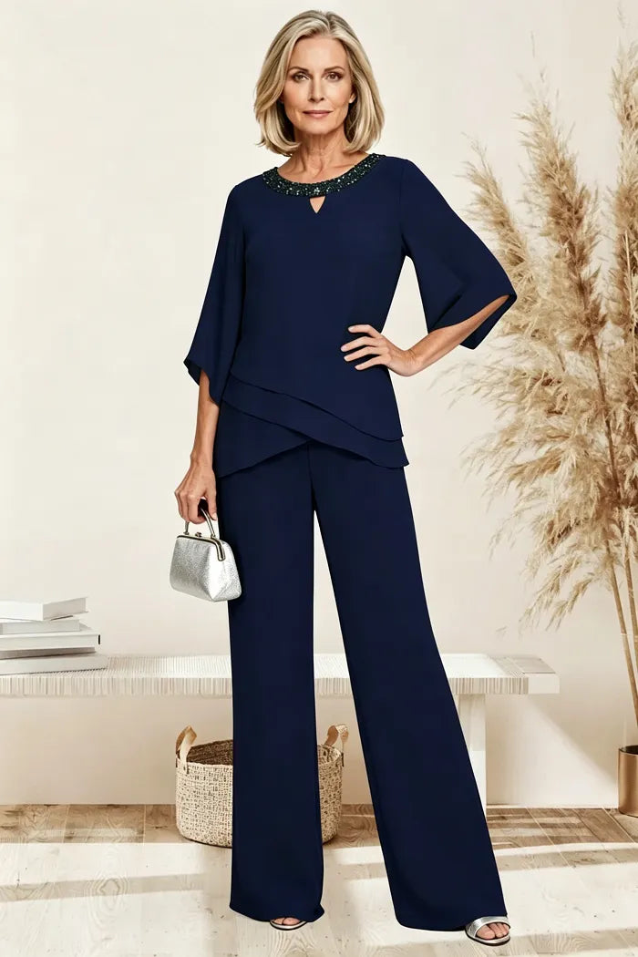 Harriet | Sophisticated Loose-Fit Formal Pant Set