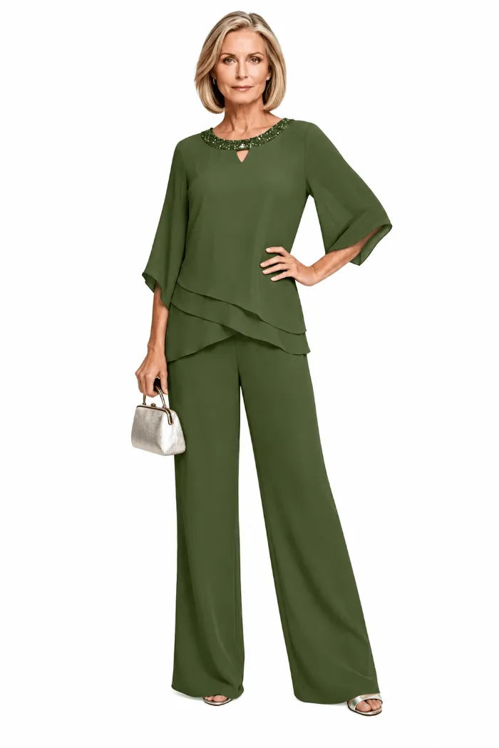 Harriet | Sophisticated Loose-Fit Formal Pant Set