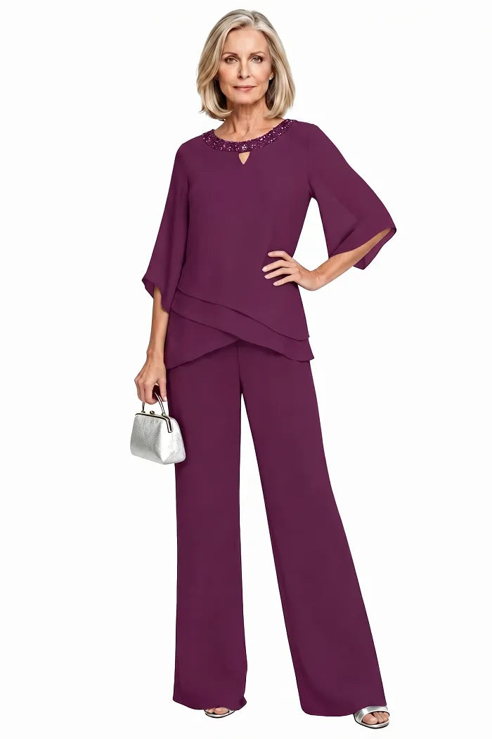 Harriet | Sophisticated Loose-Fit Formal Pant Set