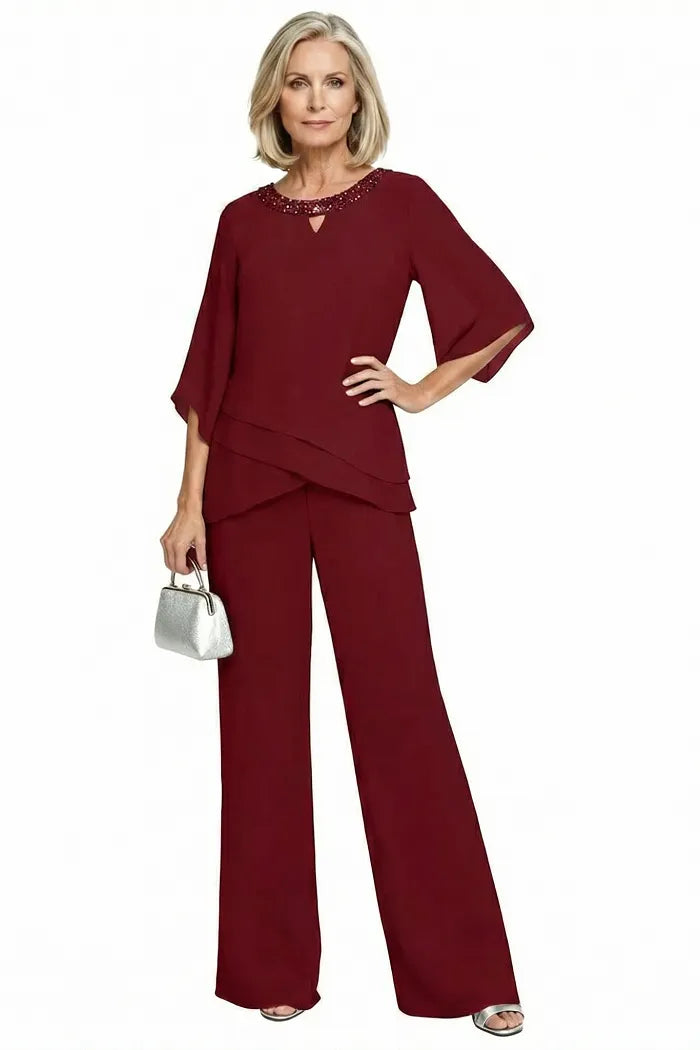 Harriet | Sophisticated Loose-Fit Formal Pant Set