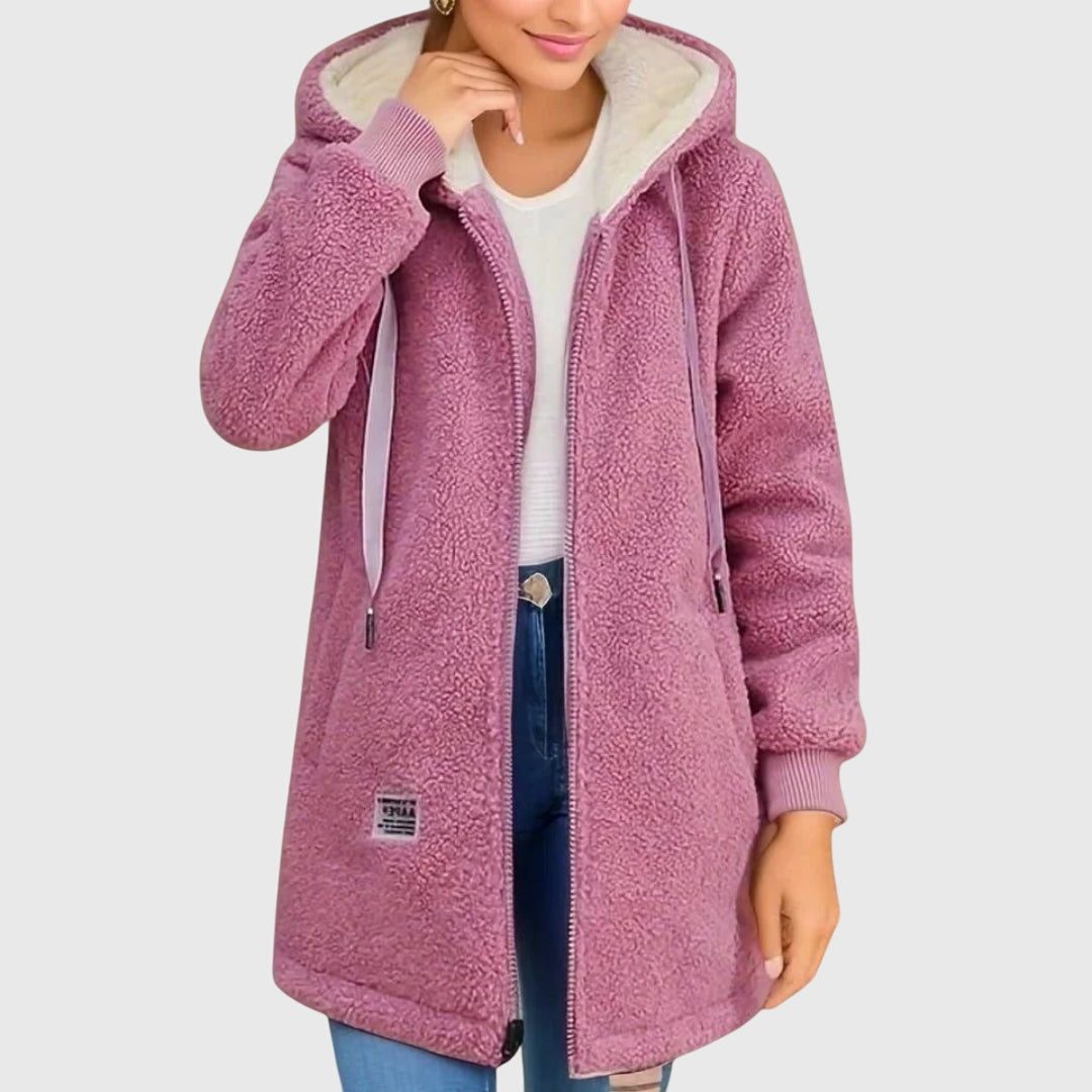 Sophie | Hooded Fleece Jacket for Women