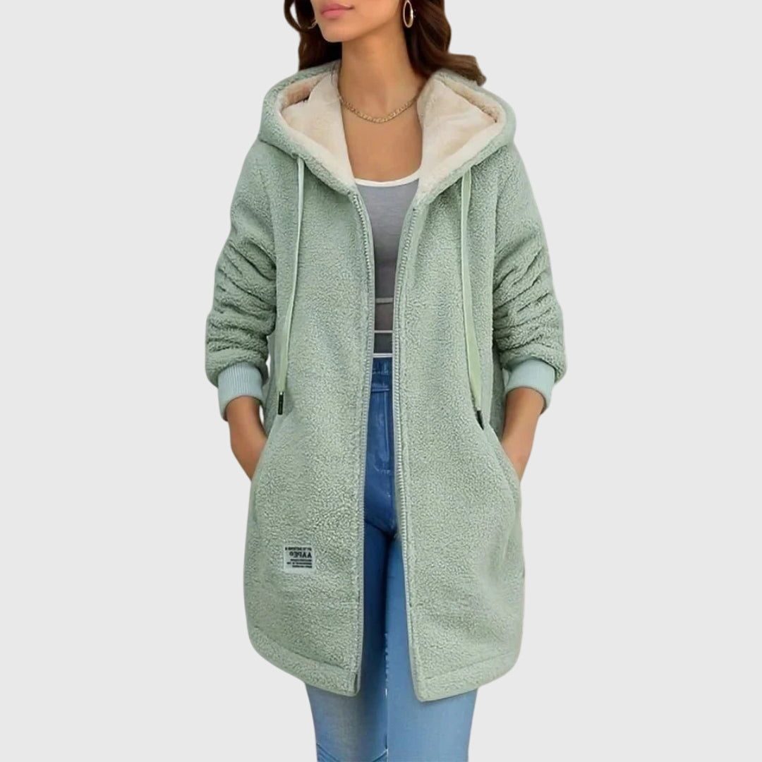Sophie | Hooded Fleece Jacket for Women