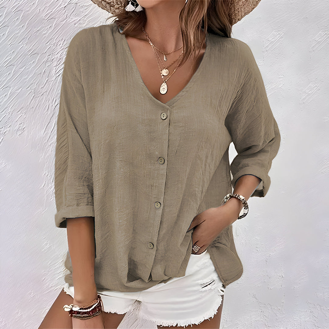 Women's Button-Up Blouse