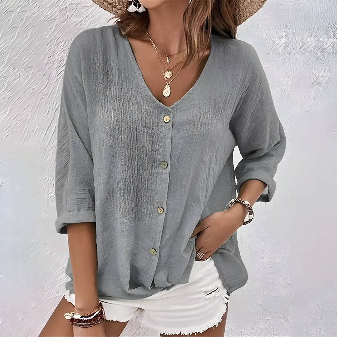 Women's Button-Up Blouse