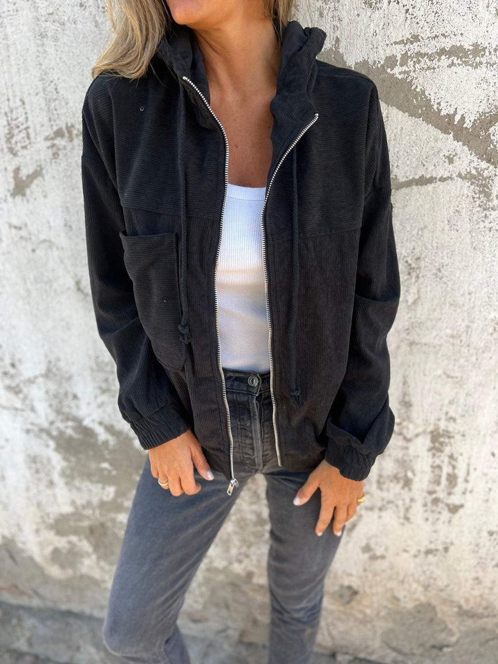 Tilda | Corduroy Jacket with Hood for Women