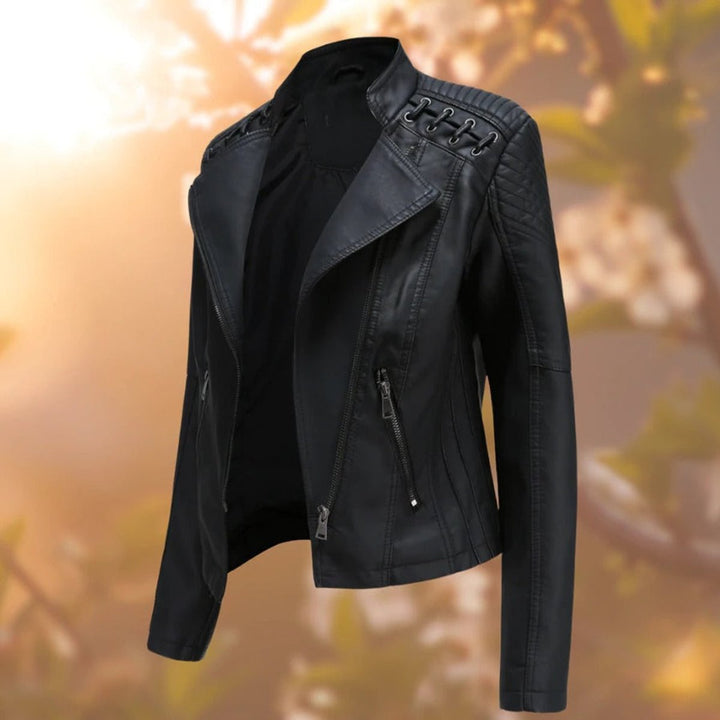 Valerie | Moto-Style Zip-Up Jacket
