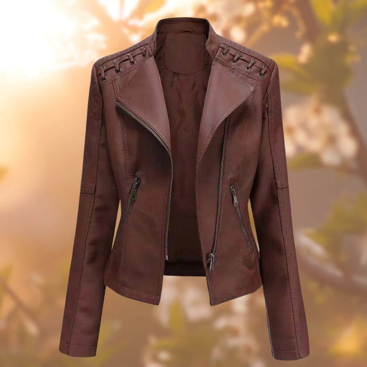 Valerie | Moto-Style Zip-Up Jacket