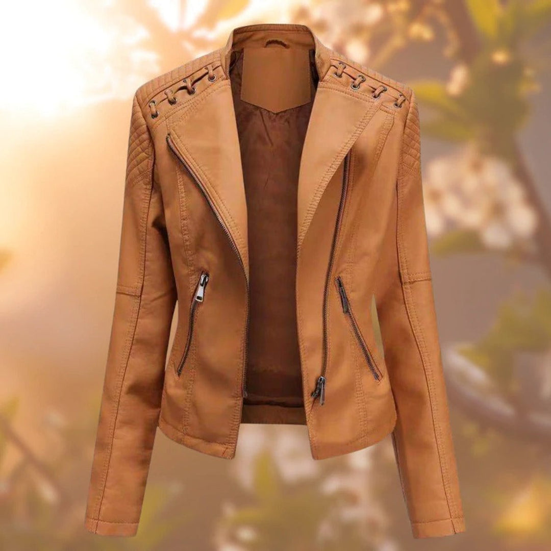 Valerie | Moto-Style Zip-Up Jacket