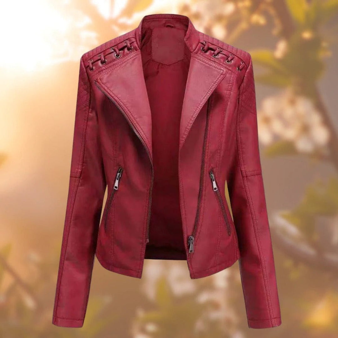 Valerie | Moto-Style Zip-Up Jacket