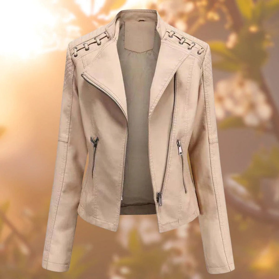 Valerie | Moto-Style Zip-Up Jacket