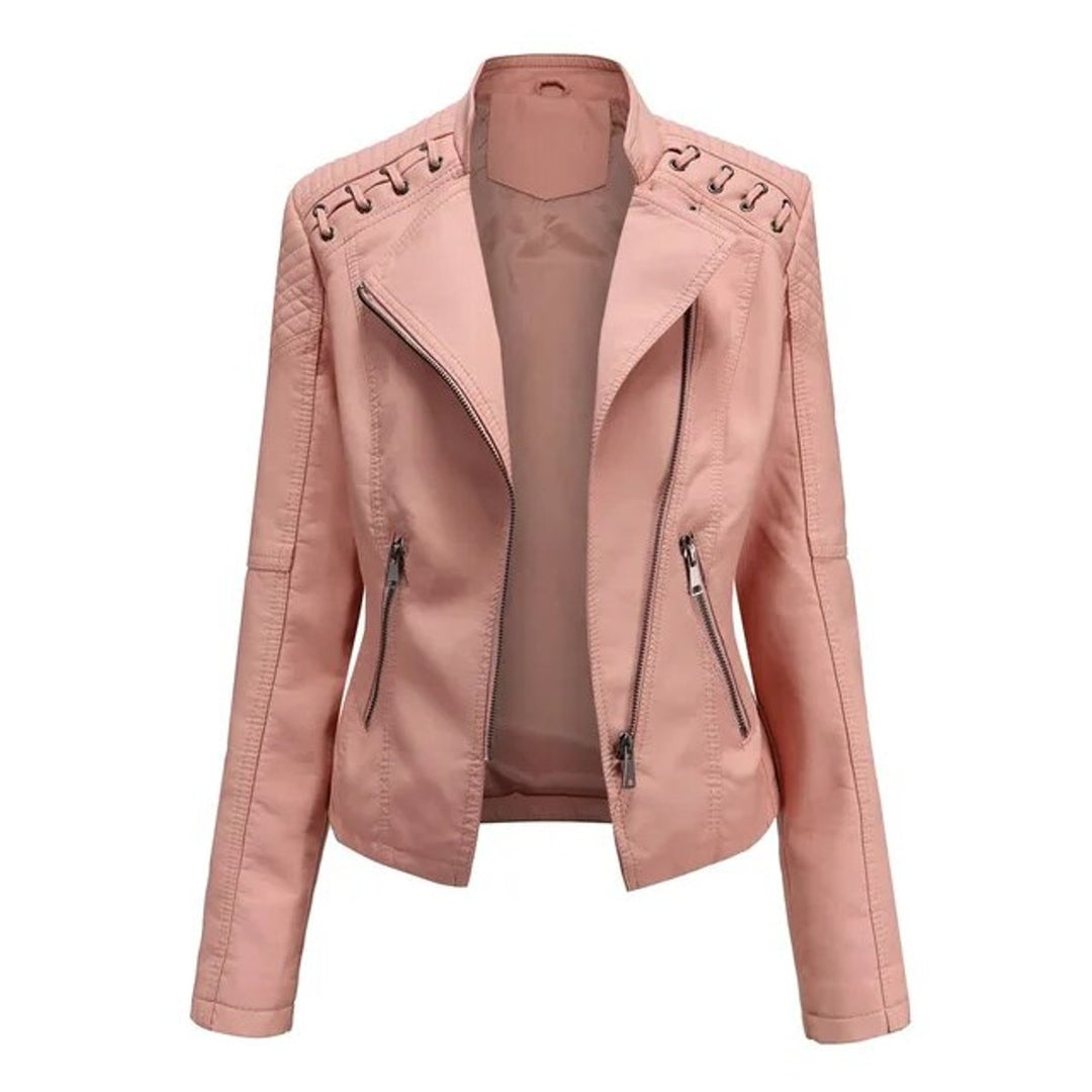 Valerie | Moto-Style Zip-Up Jacket